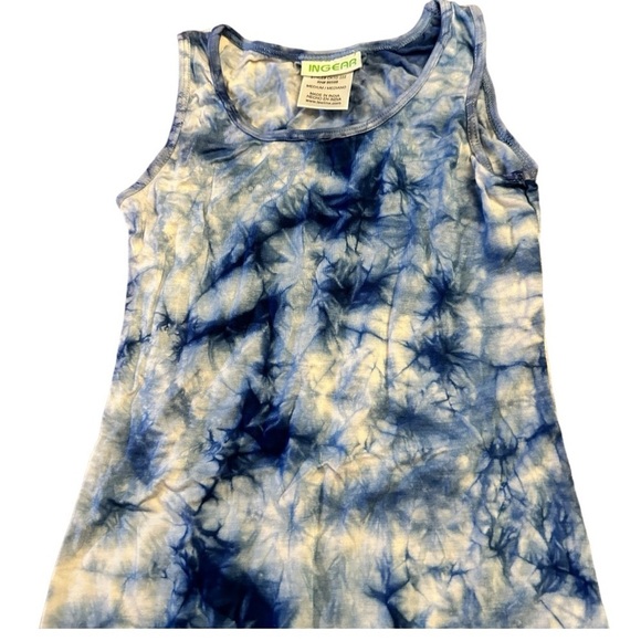 InGear Blue Tie‎ Dye Dress with Fringe - Picture 3 of 5